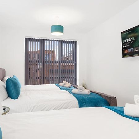 Ebra Stays - Choice Of 2 Or 3 Individual Beds - Luxury New Build Apartment ✪ City Centre, Digbeth ✓ Smart Tv'S & Large Corner Sofa - Birmingham Eksteriør bilde