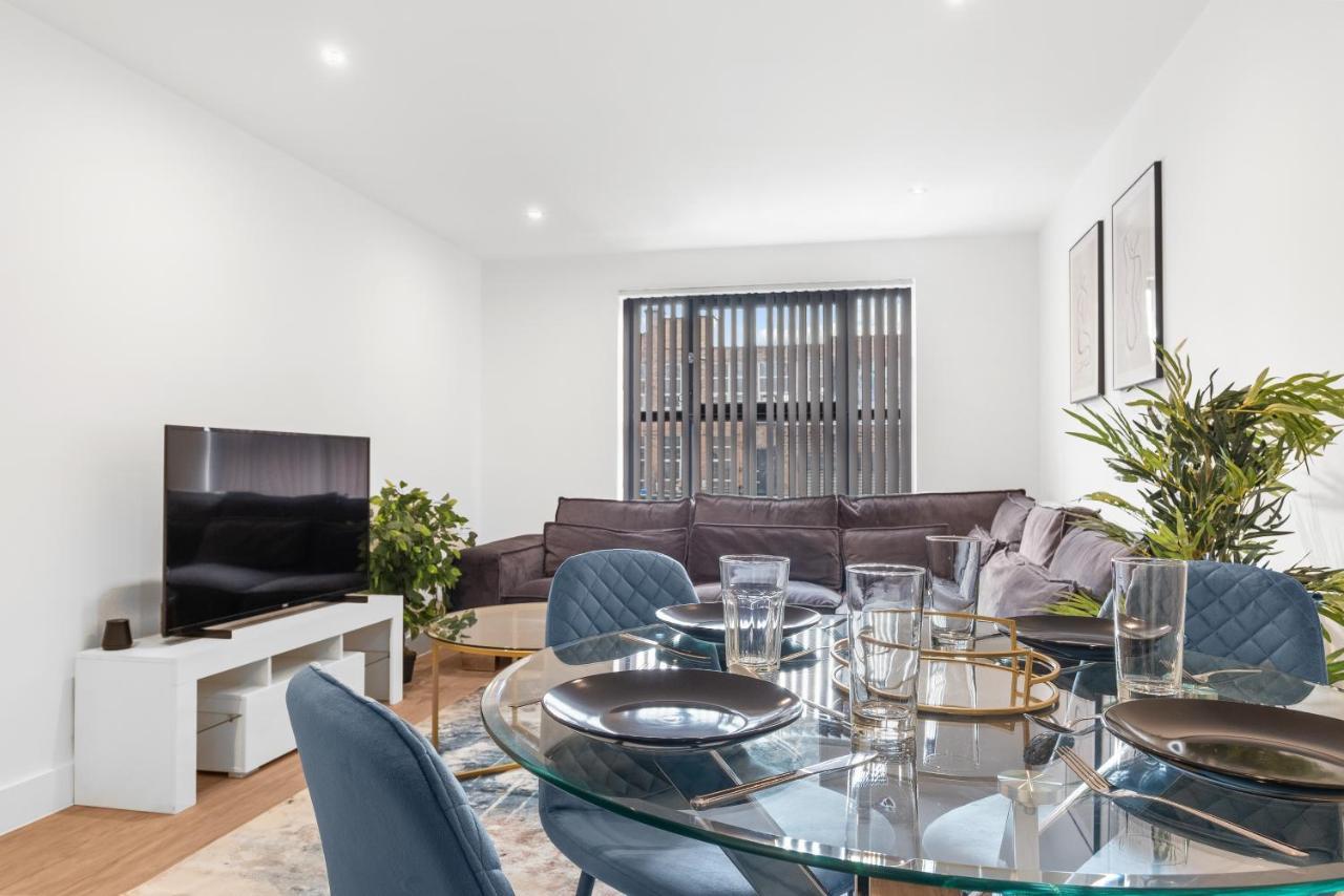 Ebra Stays - Choice Of 2 Or 3 Individual Beds - Luxury New Build Apartment ✪ City Centre, Digbeth ✓ Smart Tv'S & Large Corner Sofa - Birmingham Eksteriør bilde